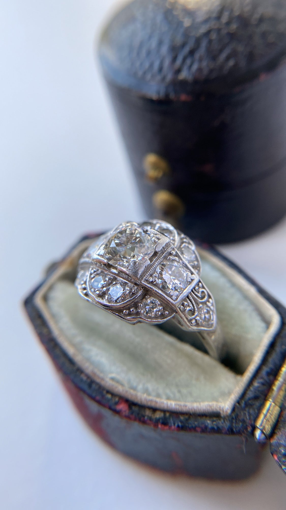 the art deco engagement ring