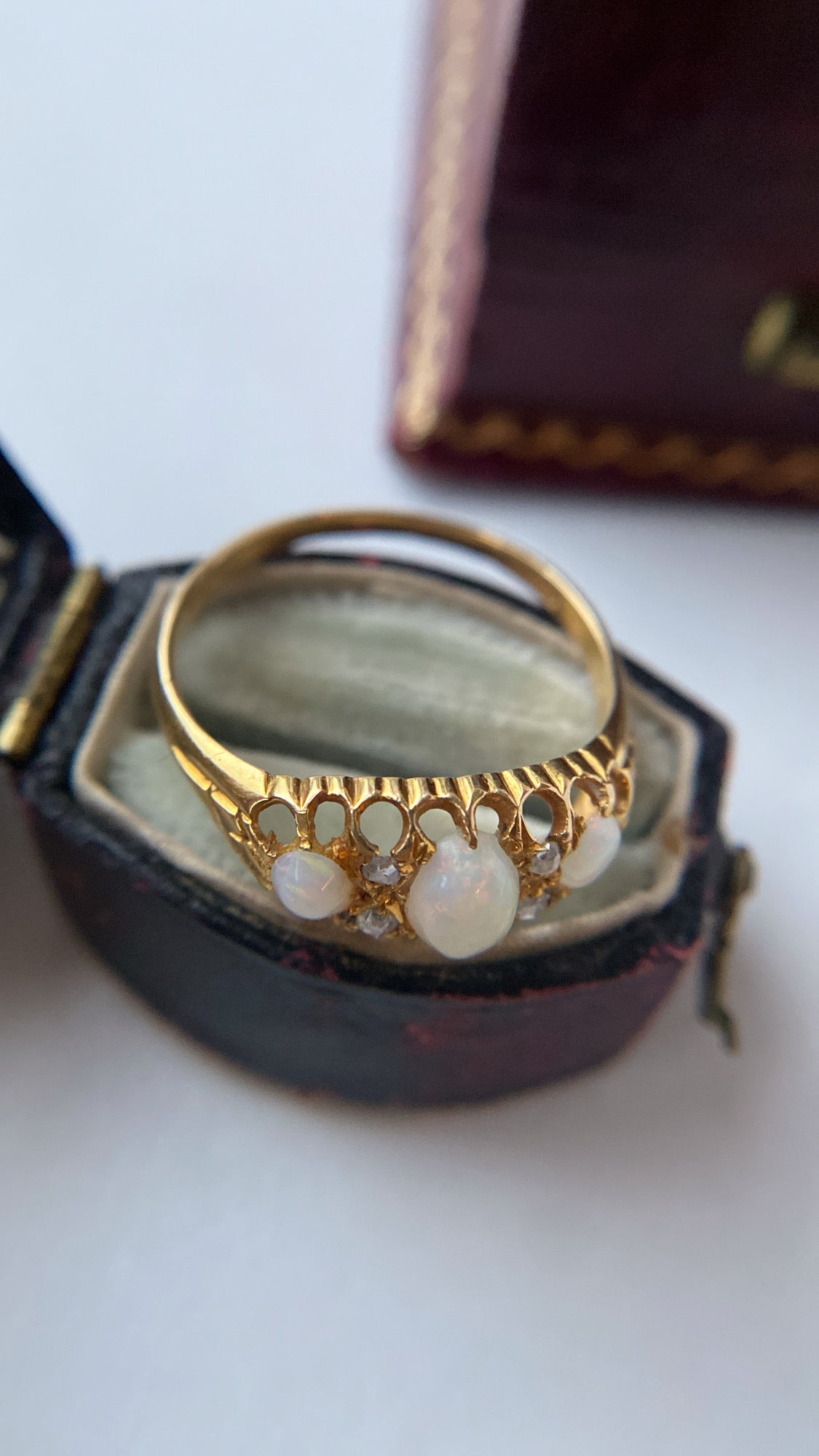 the opal three stone