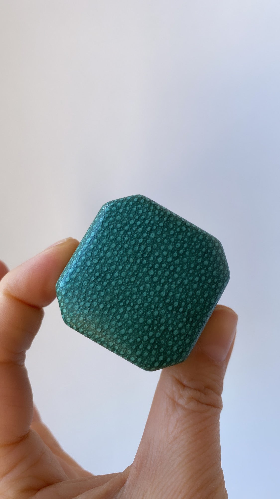 octagon, little teal box