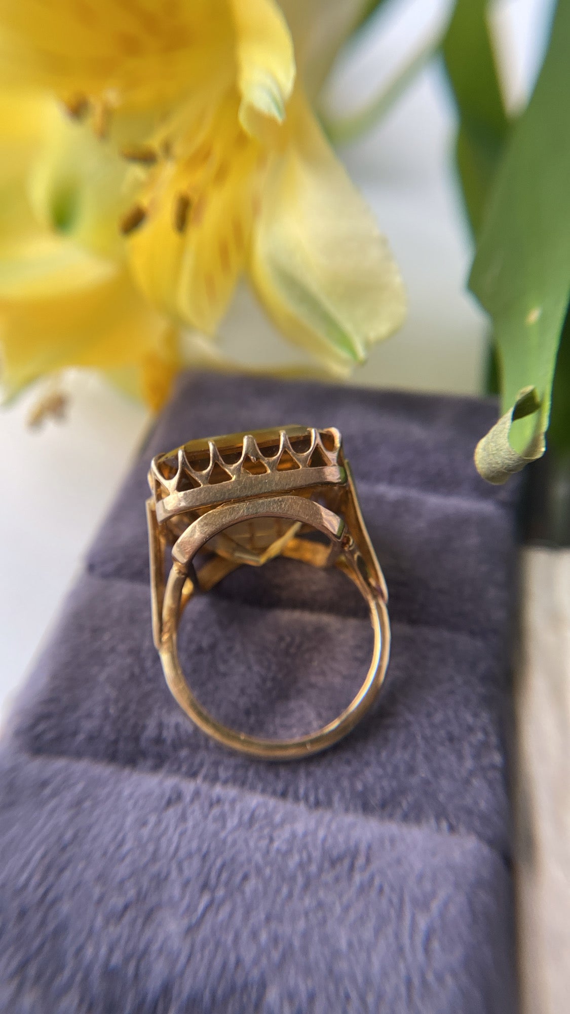 the citrine cocktail ring/ layaway 4