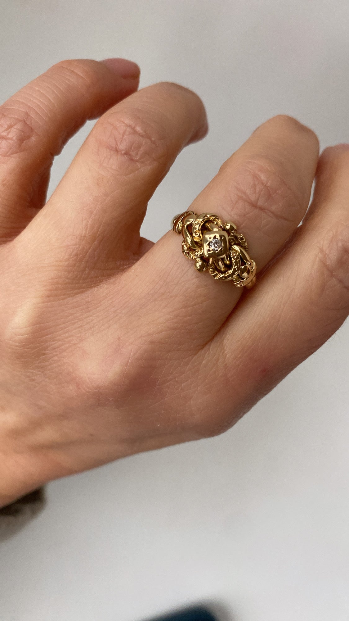 the antique knot ring