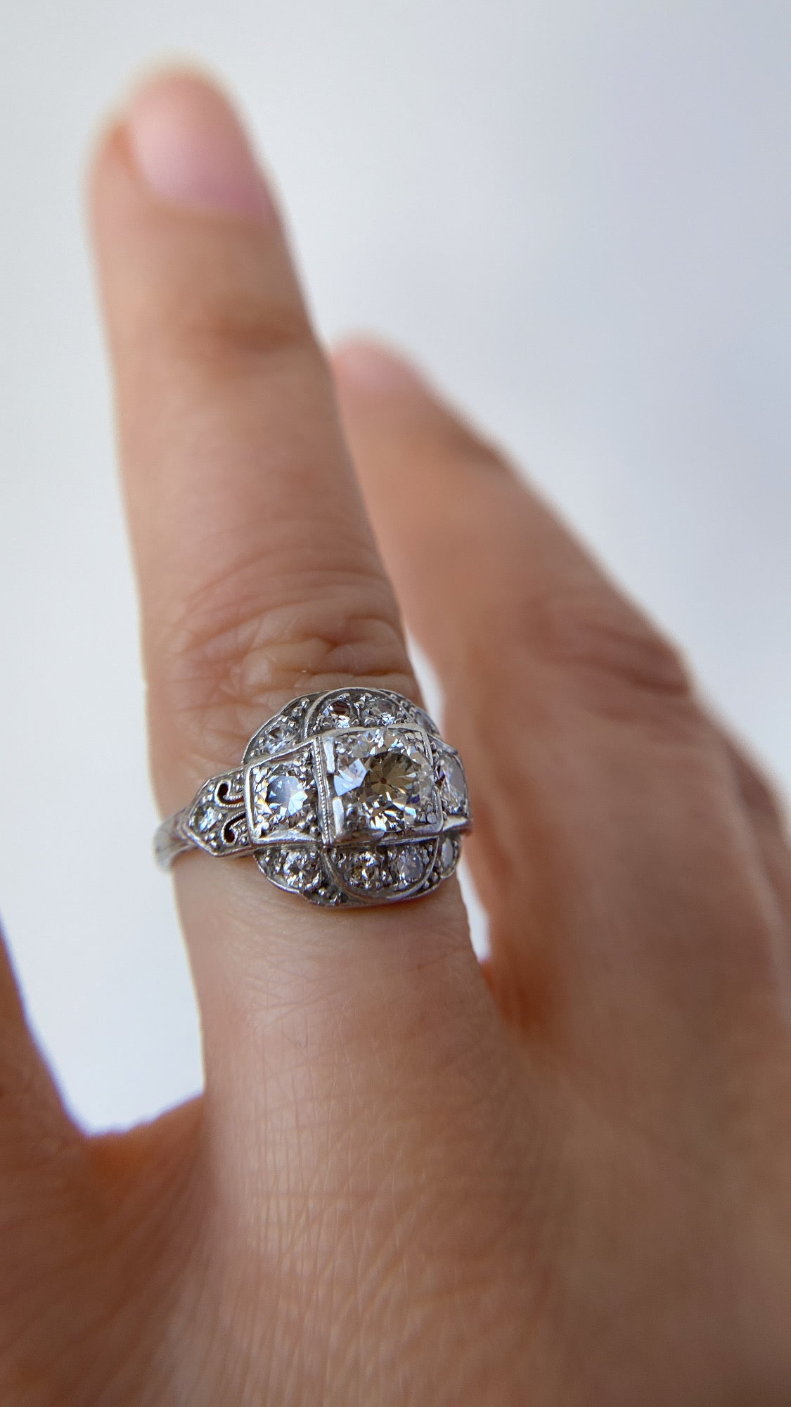 the art deco engagement ring