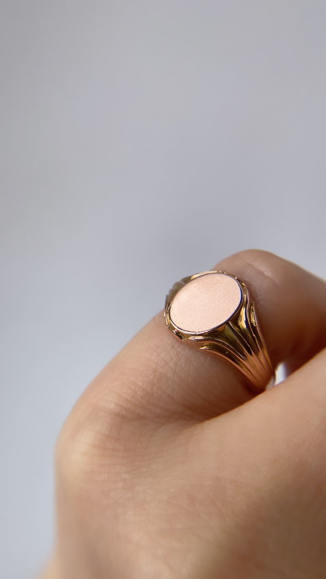 heavy gauge antique pinky