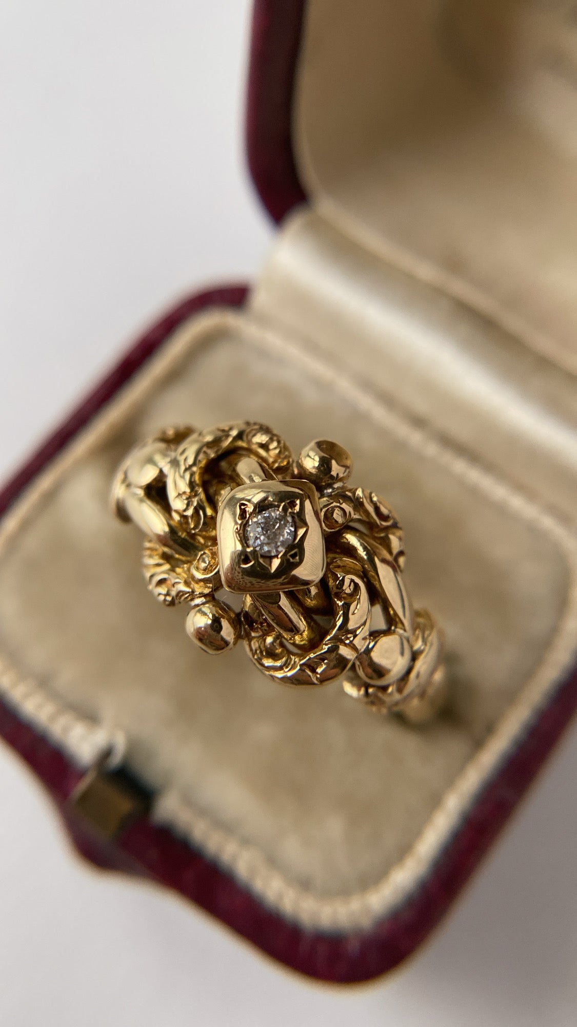 the antique knot ring