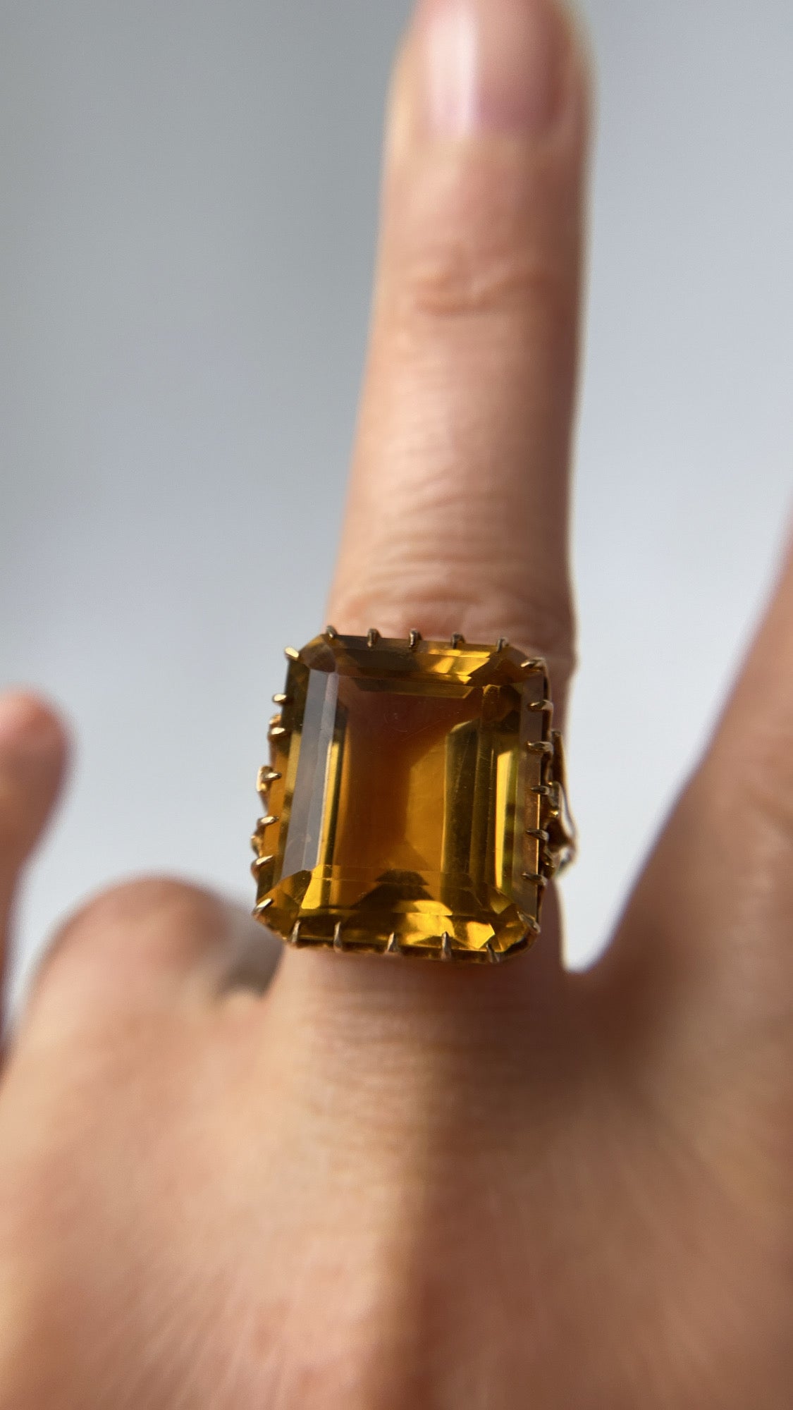 the citrine cocktail ring/ layaway 4