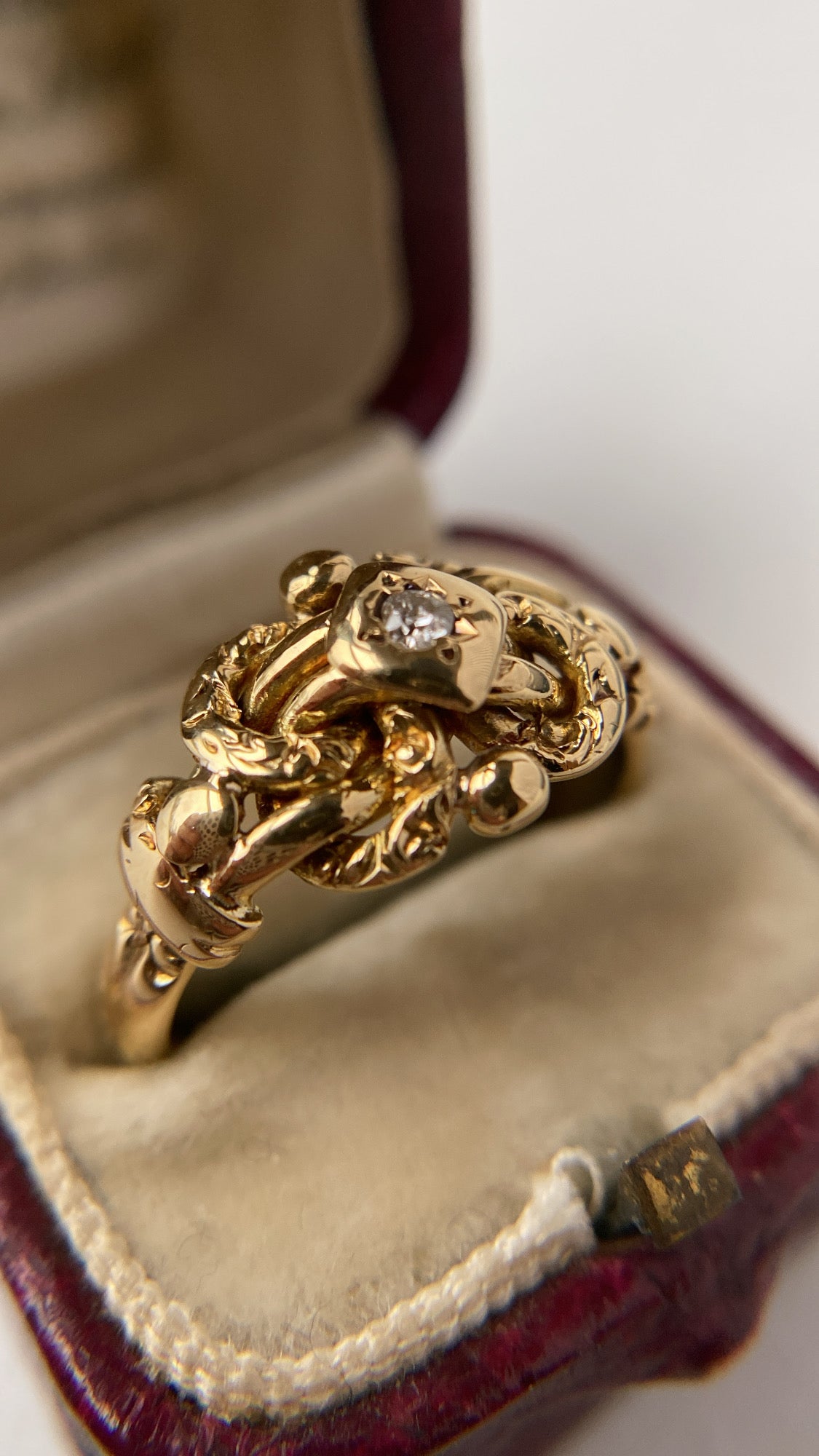 the antique knot ring