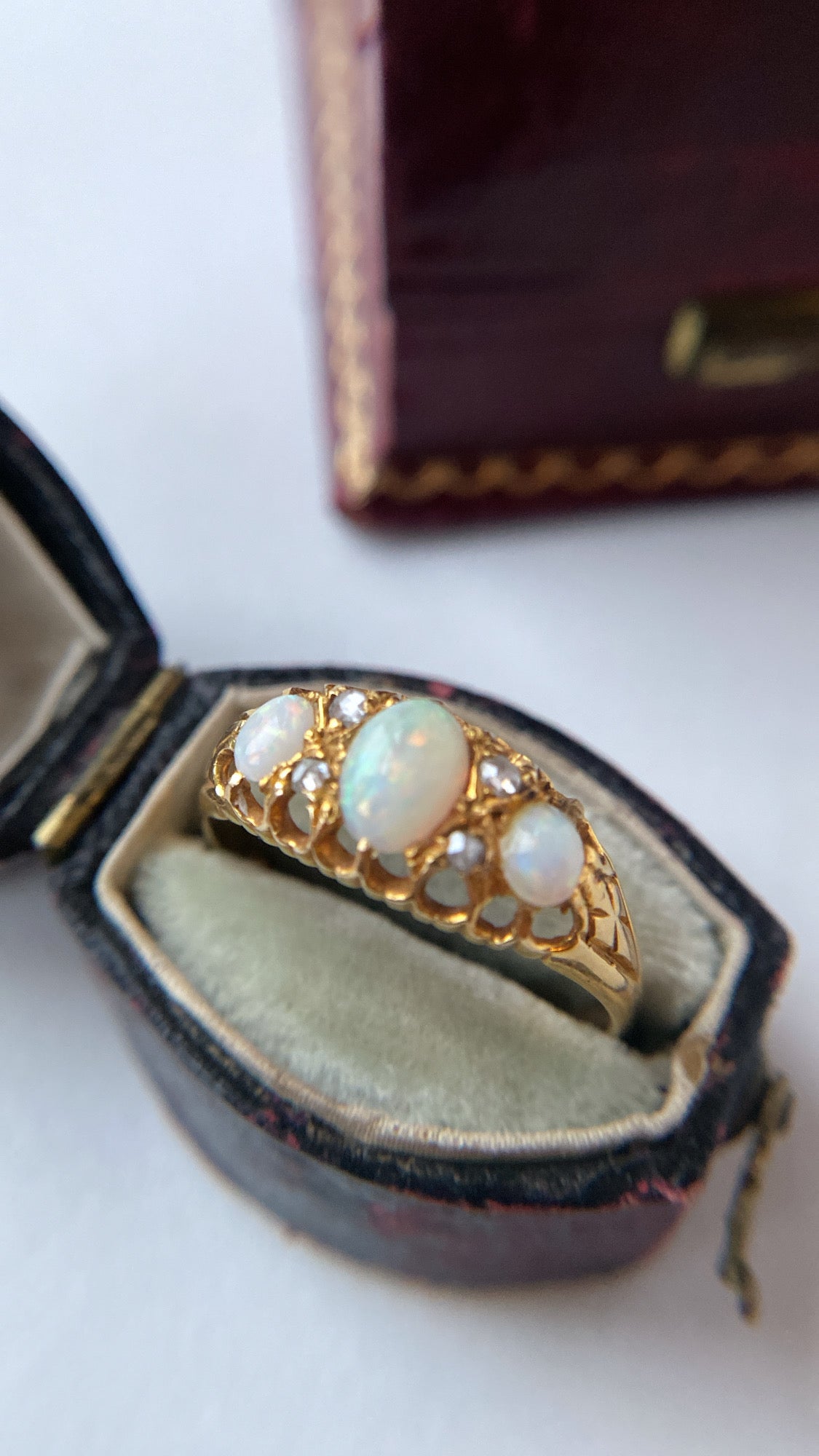 the opal three stone