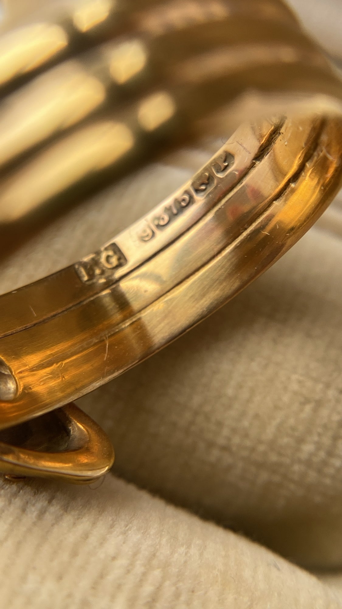 antique diamond snake ring