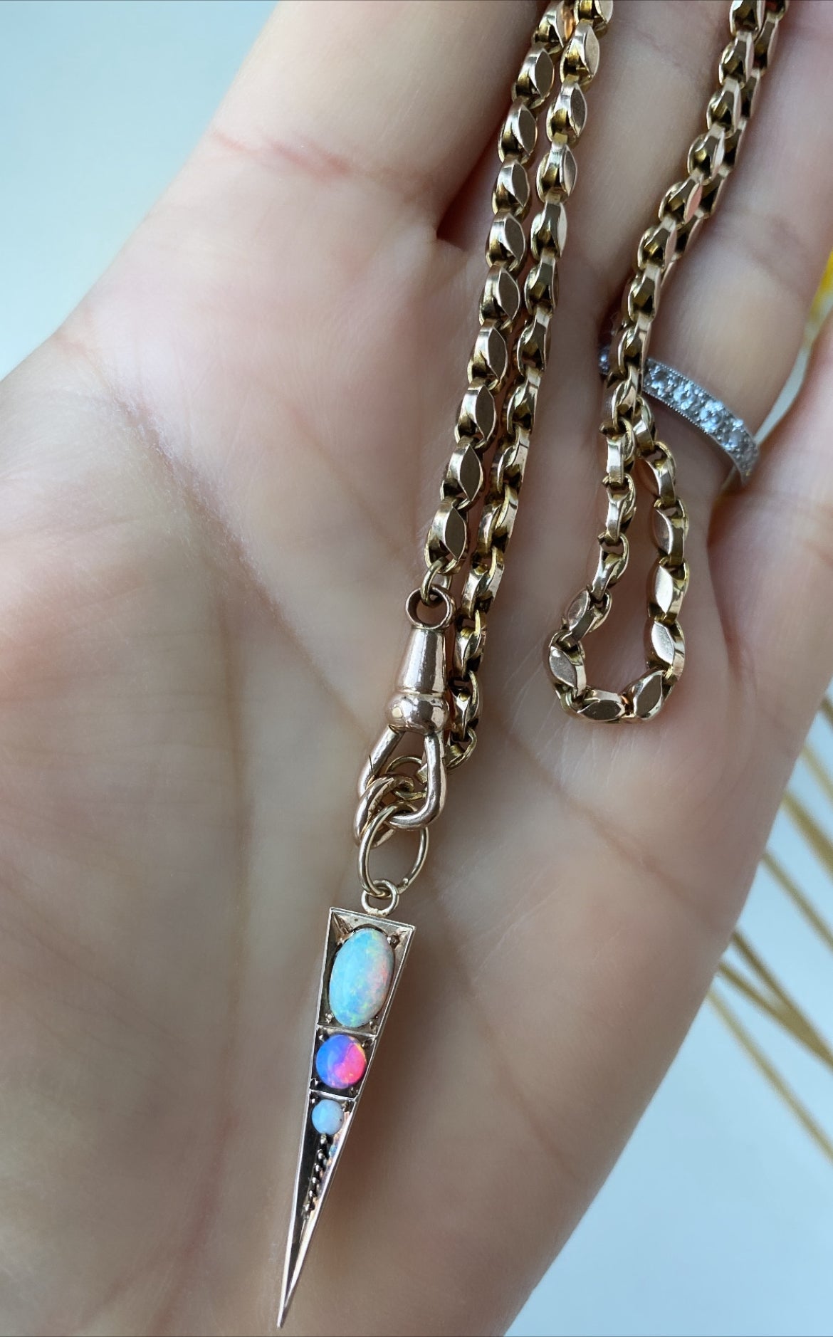 antique opal dagger
