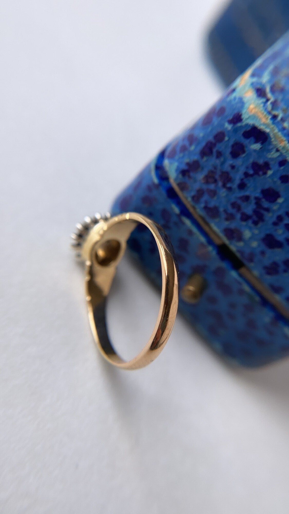 antique rosecut diamond solitaire
