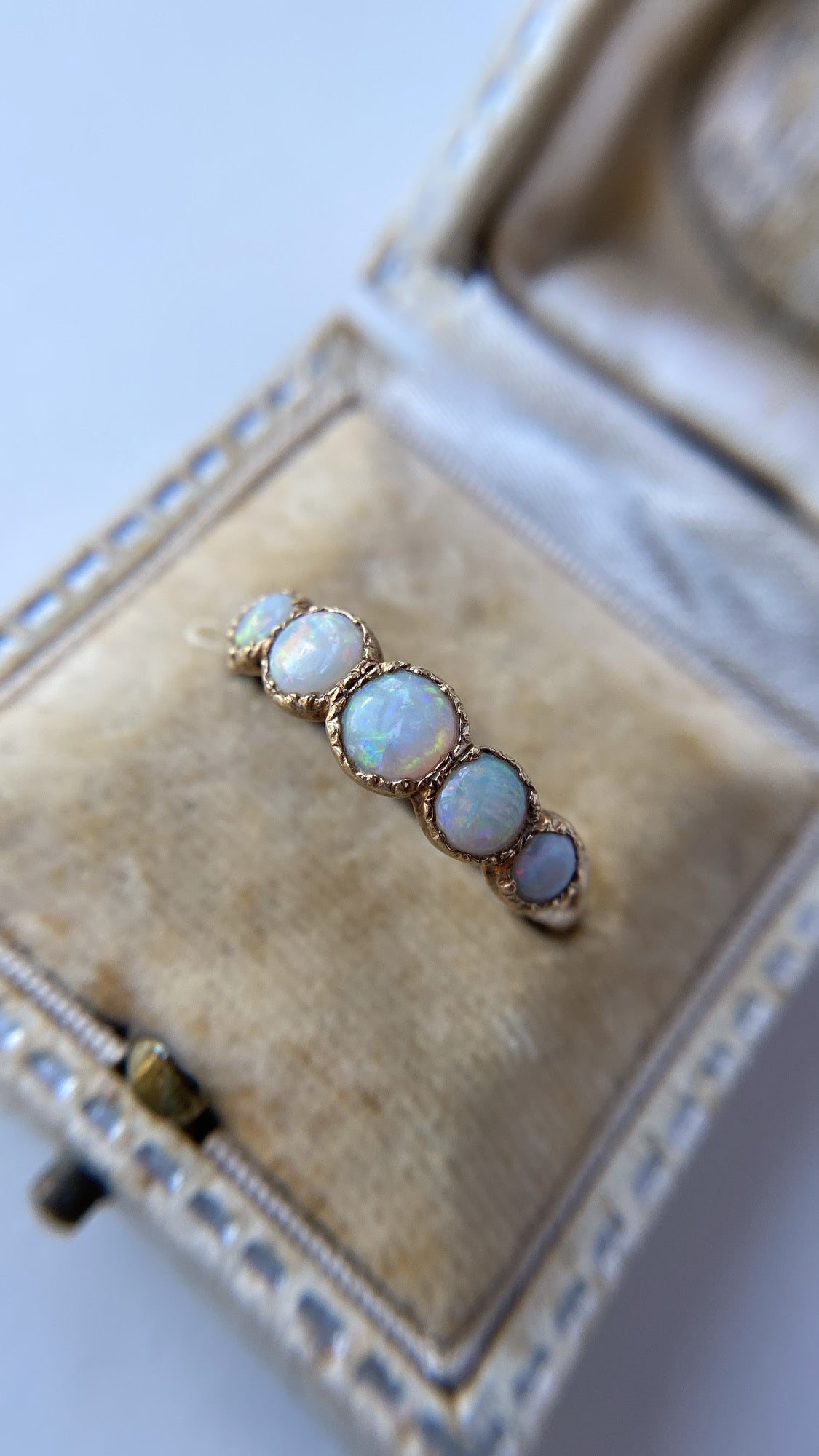 the opal half hoop