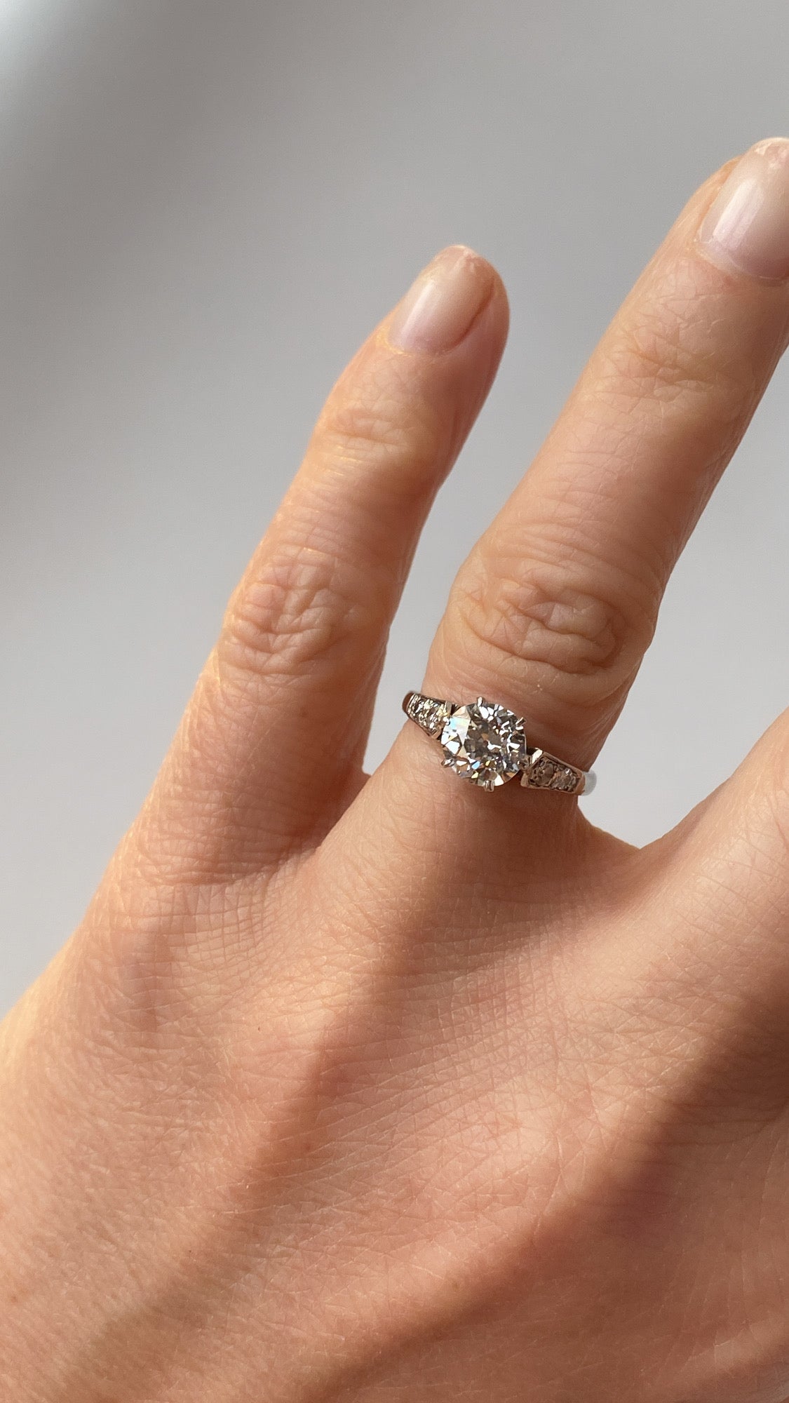 the Art Deco diamond solitaire