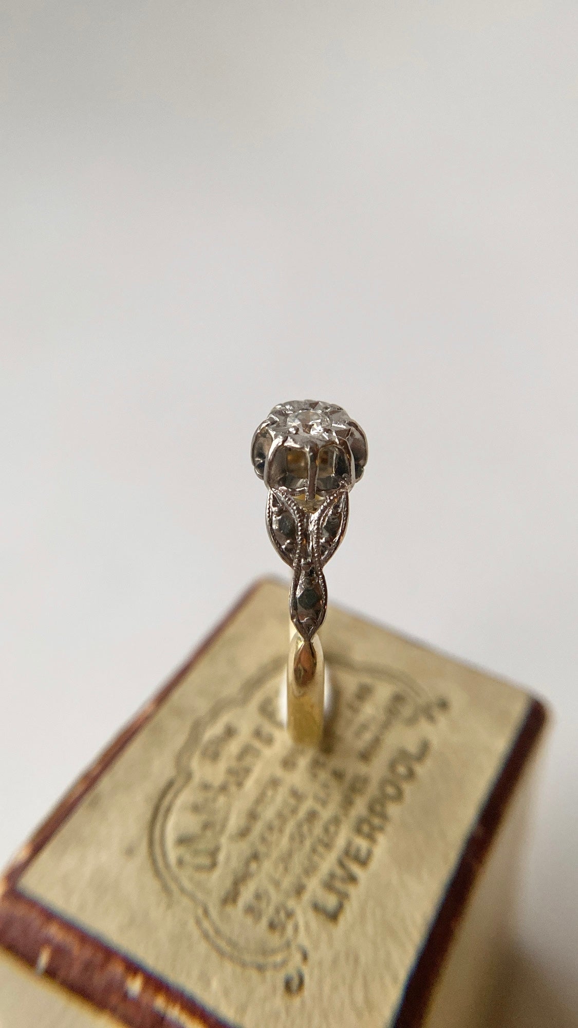 the Art Deco solitaire