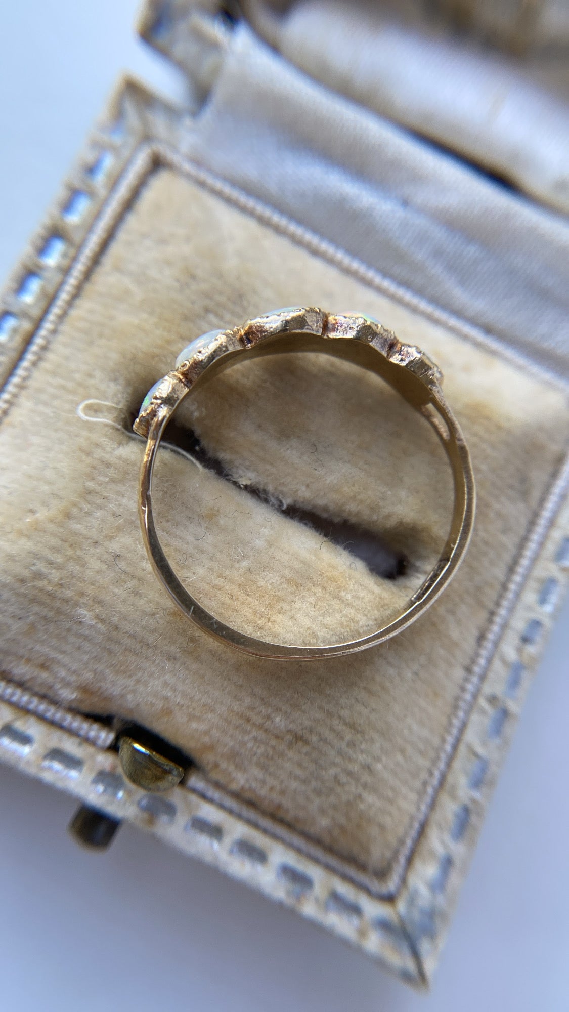 the opal half hoop