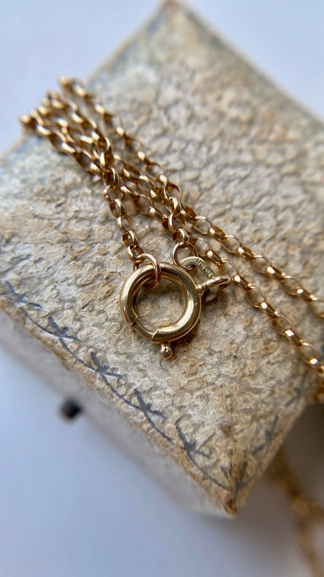 the 9ct yellow gold chain