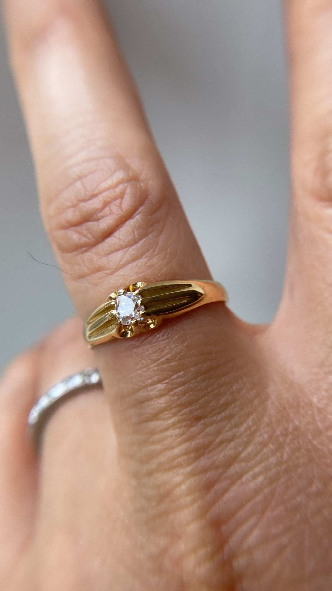 antique diamond solitaire