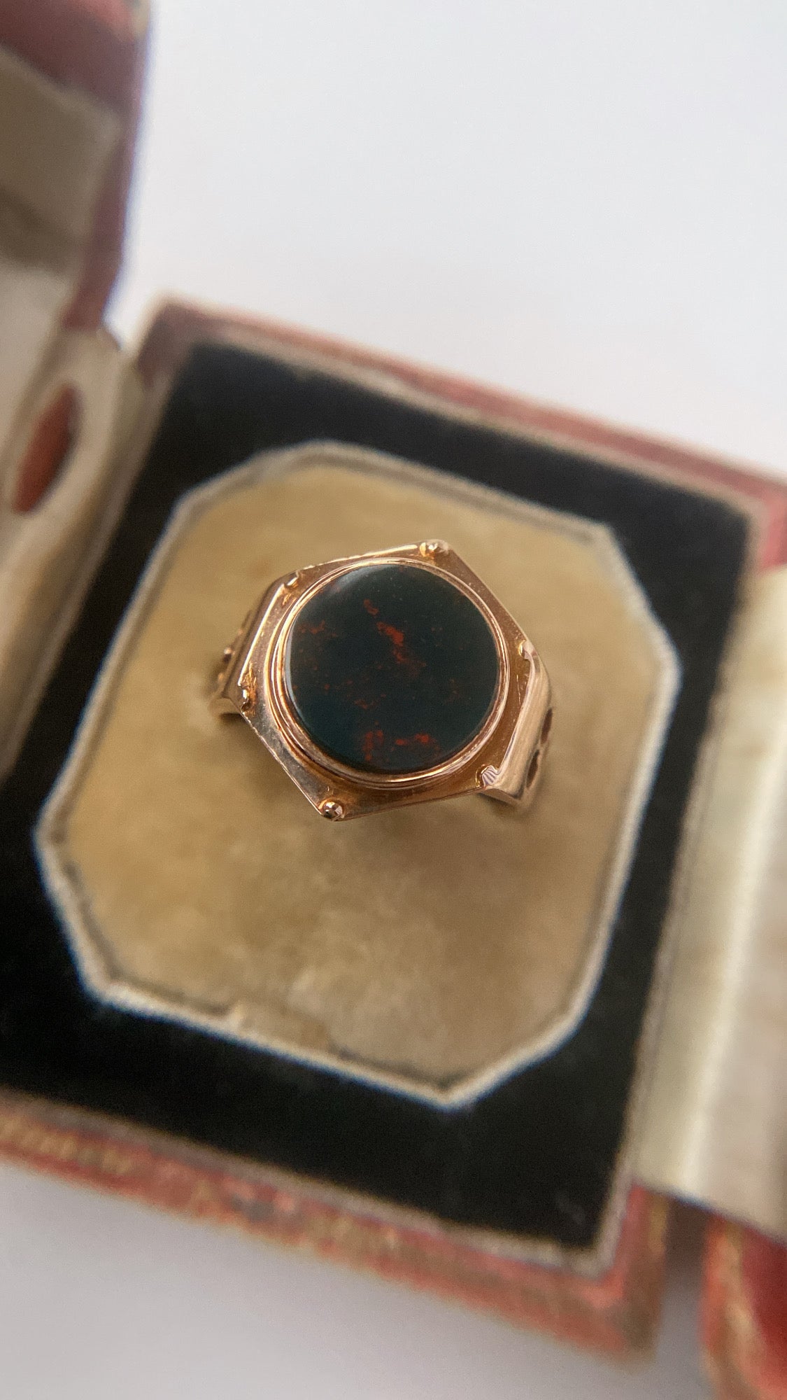 the antique bloodstone signet