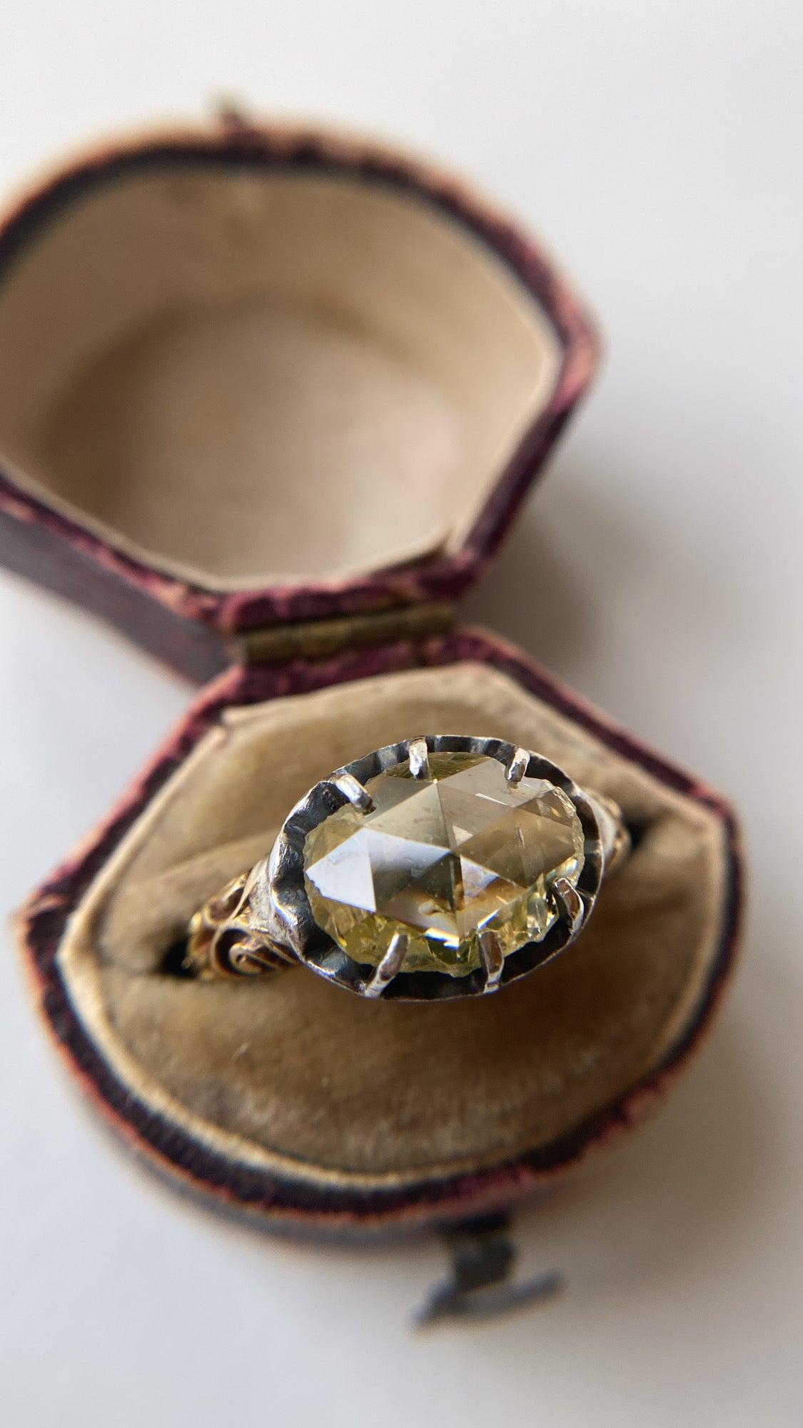 antique Dutch rosecut diamond ring