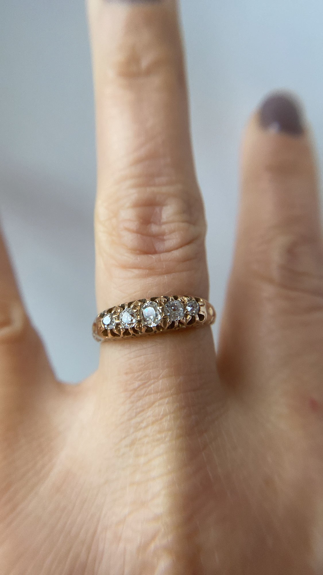 the diamond boat ring 1/8