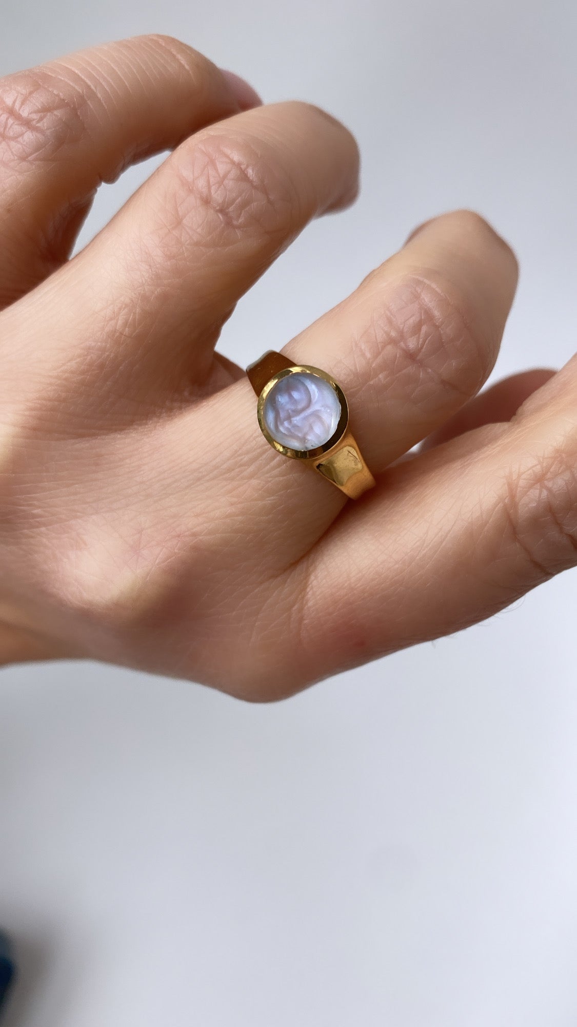 celestial man in the moon ring