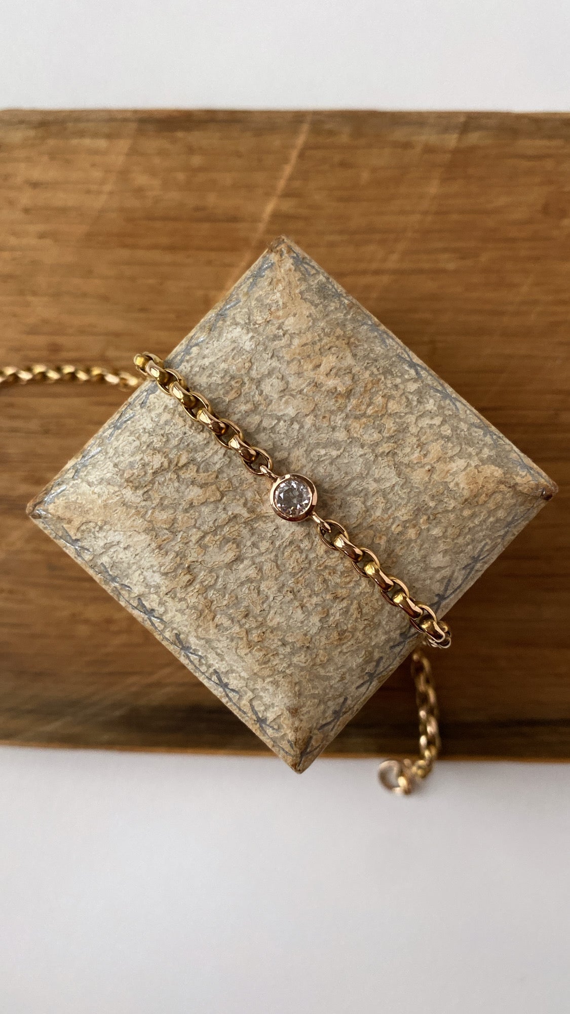 the diamond chain bracelet