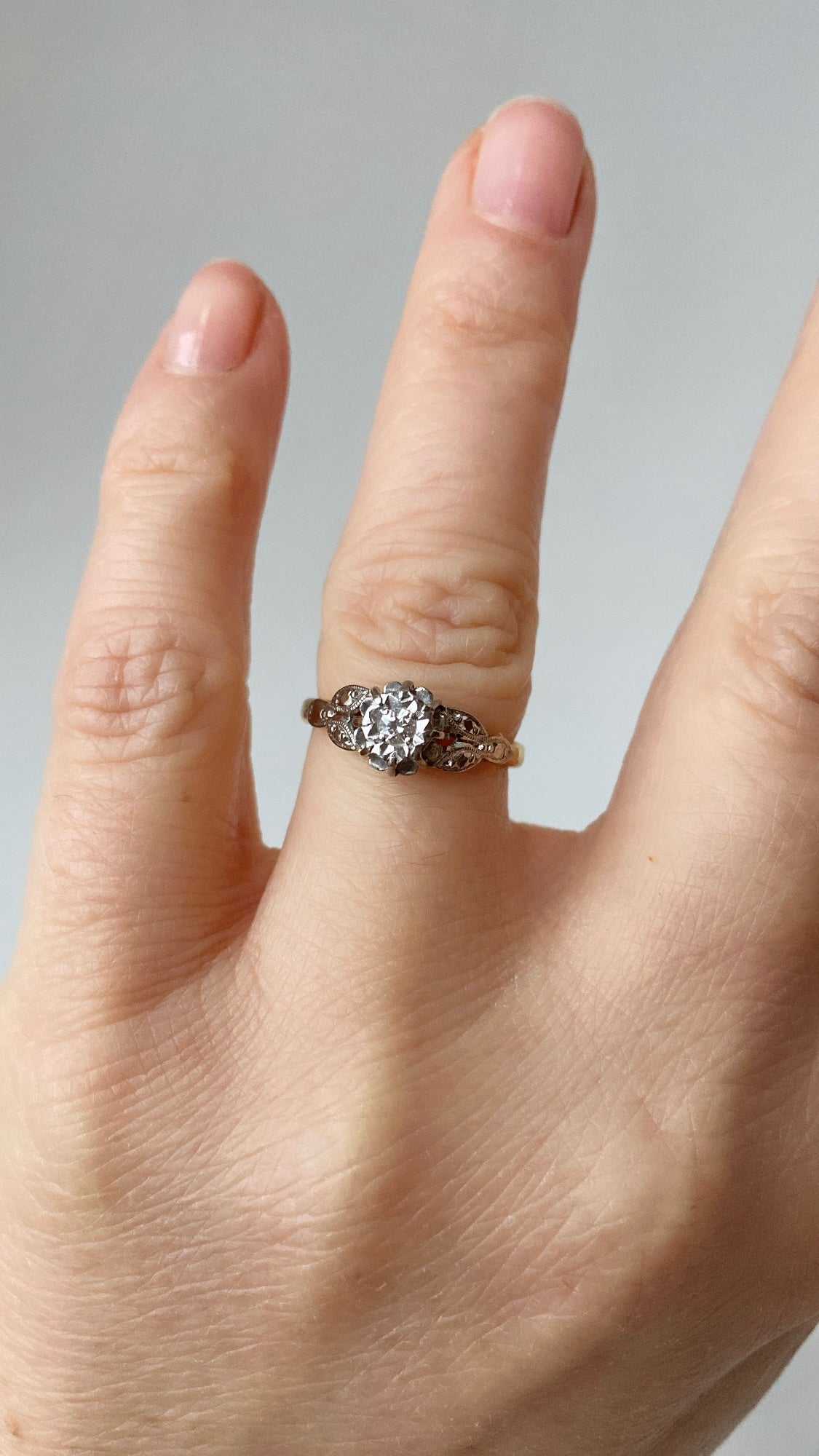the Art Deco solitaire