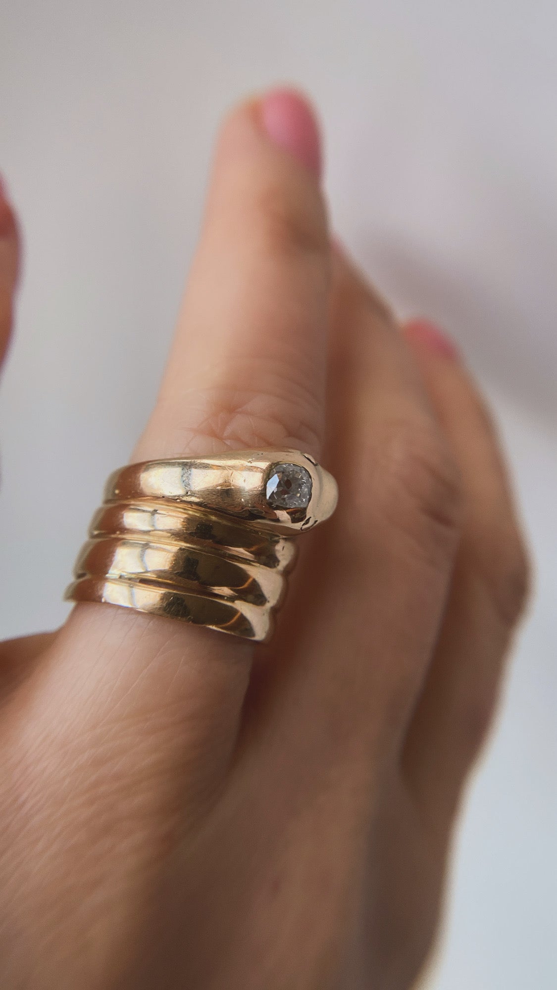 the Victorian snake ring