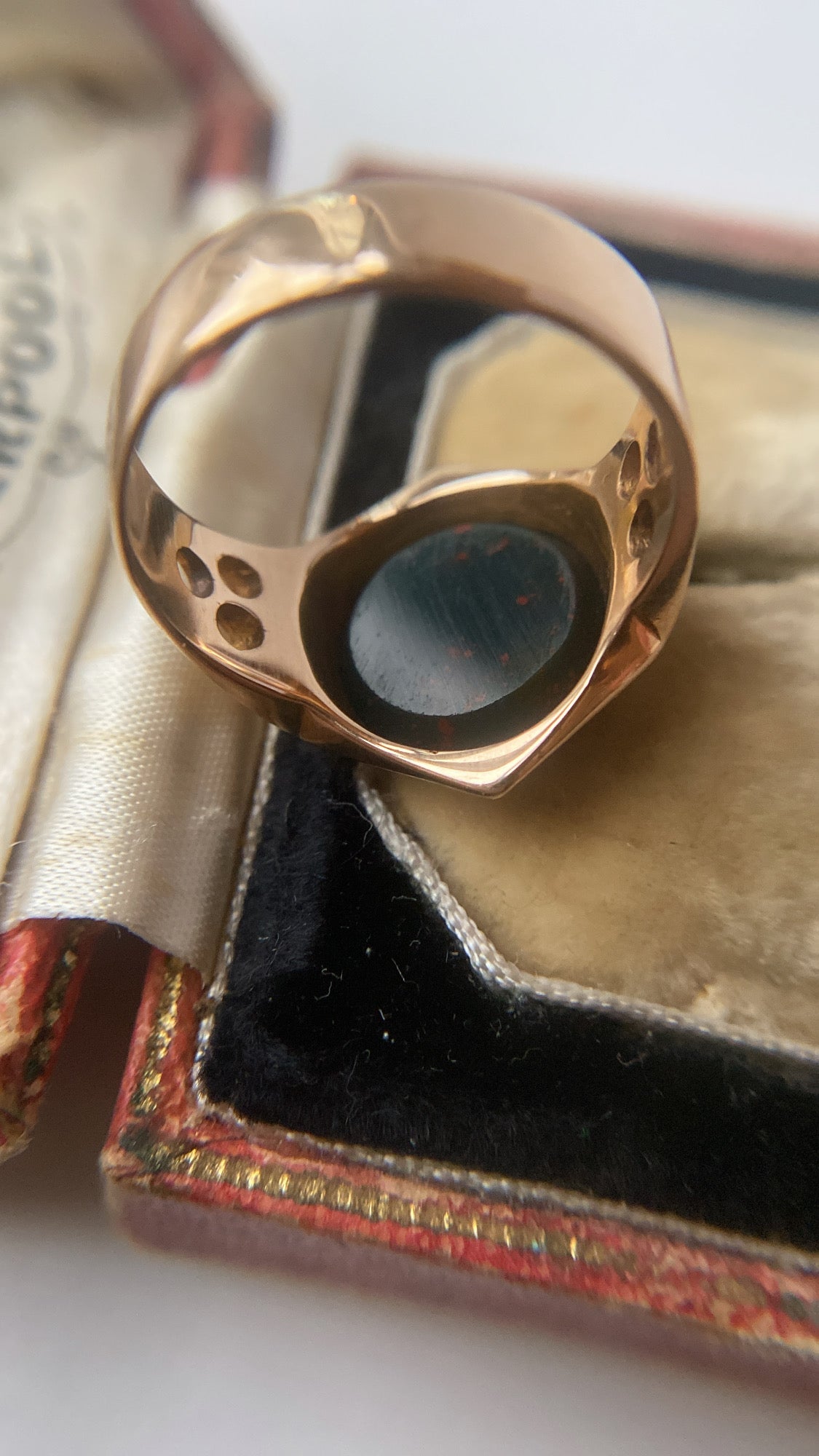 the antique bloodstone signet