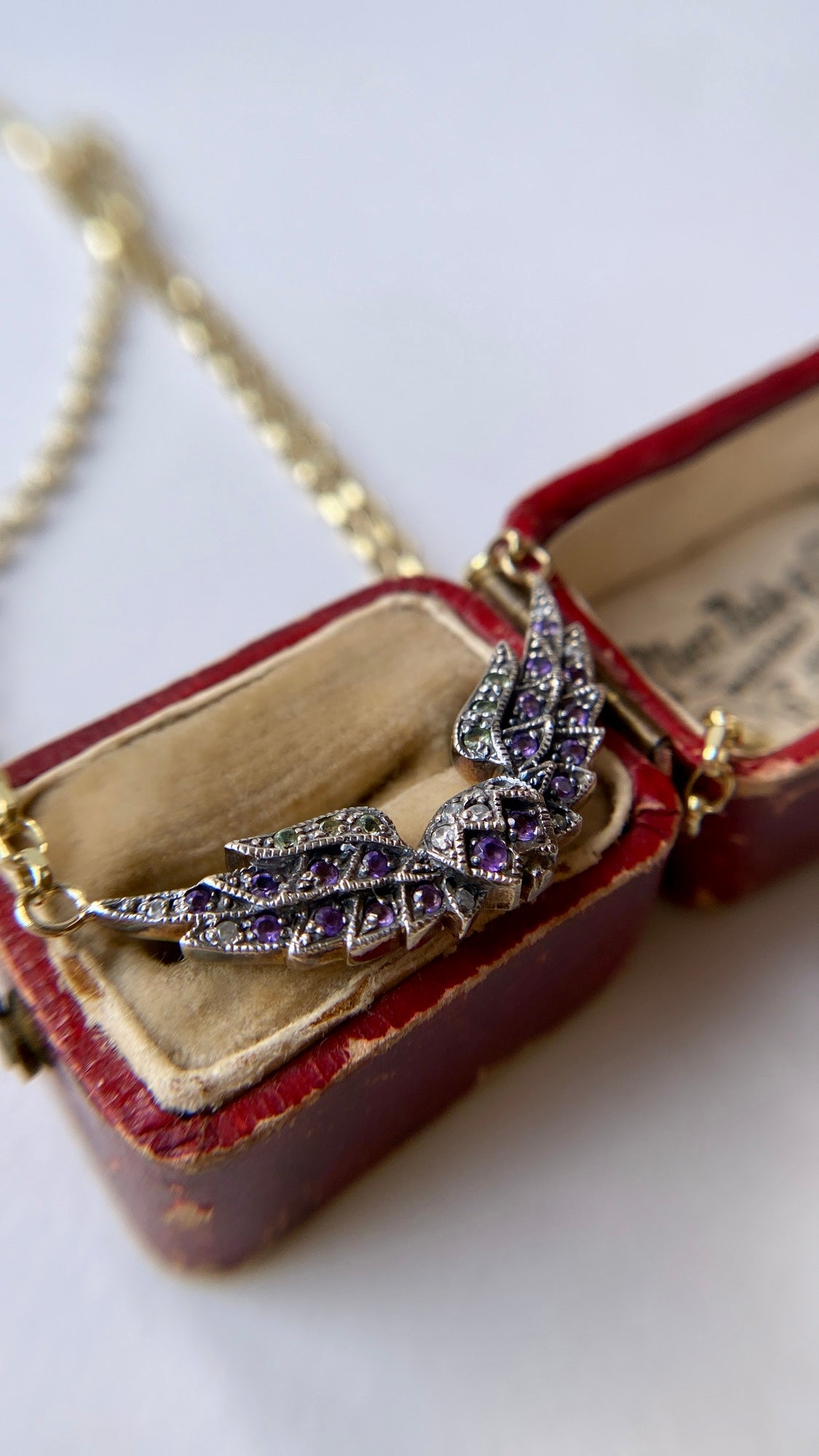 wings pendant and chain