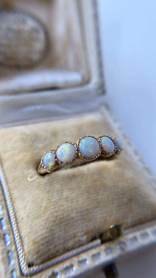 the opal half hoop