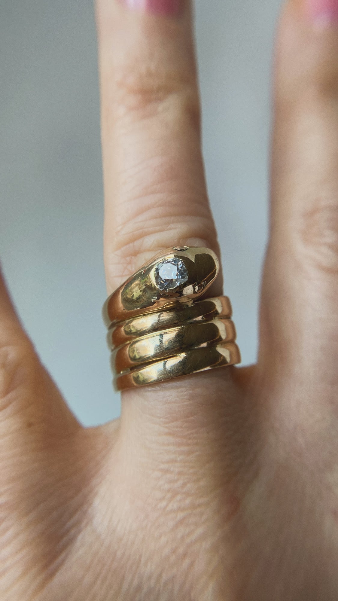 the Victorian snake ring