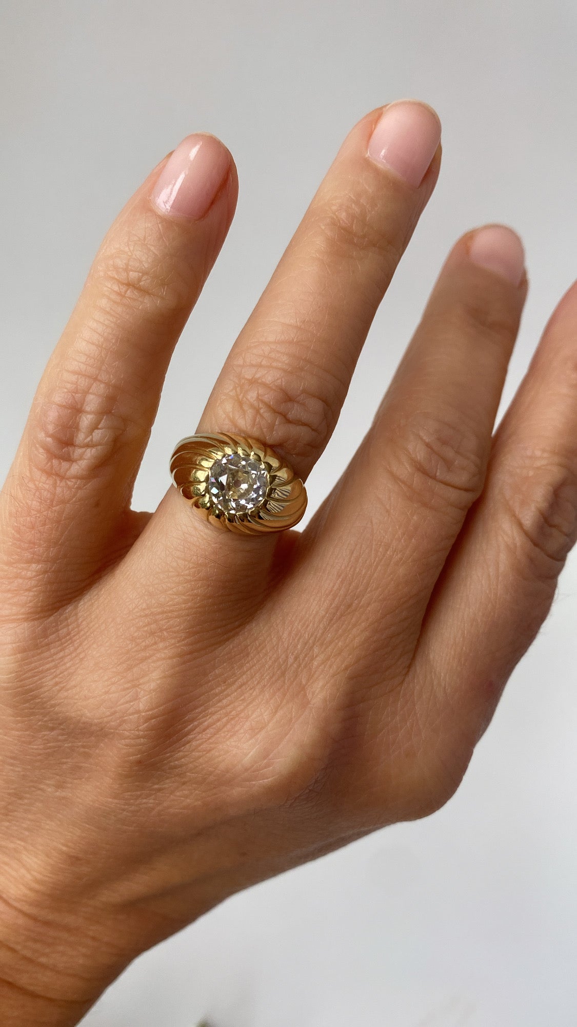 the 1960s diamond bombe ring