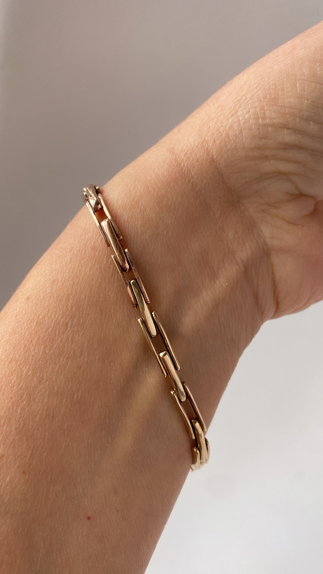 the antique bar link bracelet