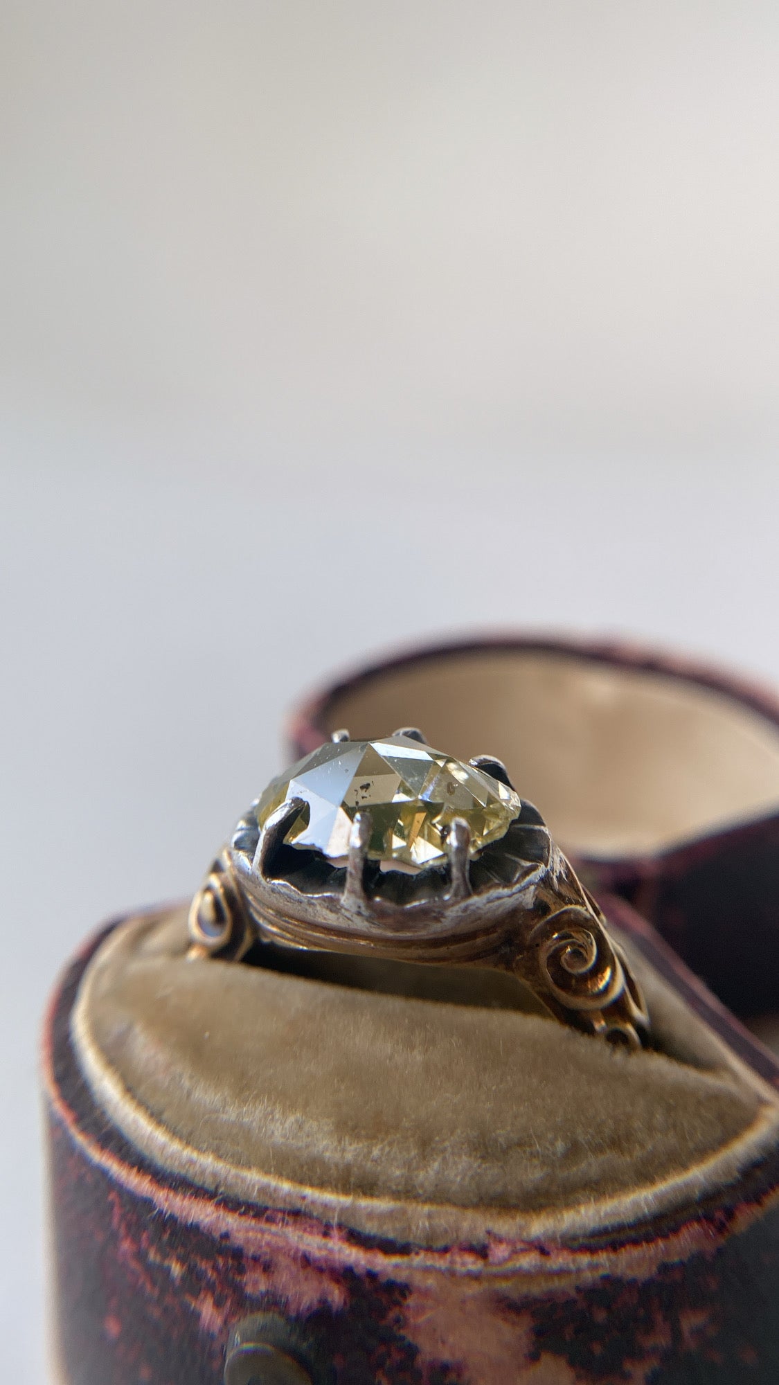 antique Dutch rosecut diamond ring