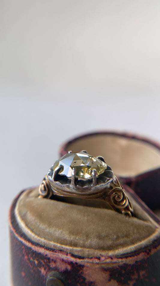 antique Dutch rosecut diamond ring