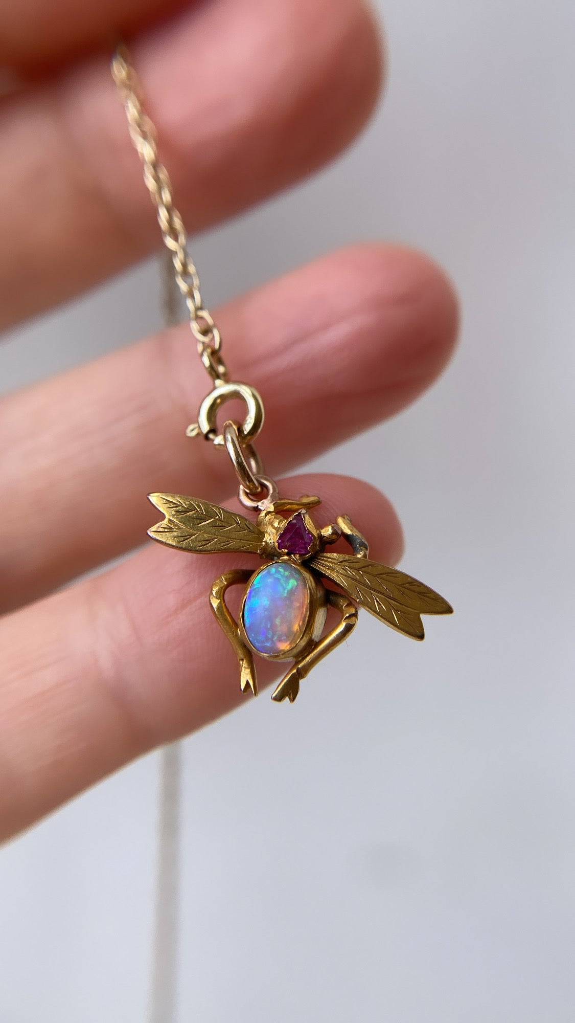 the opal and ruby love bug