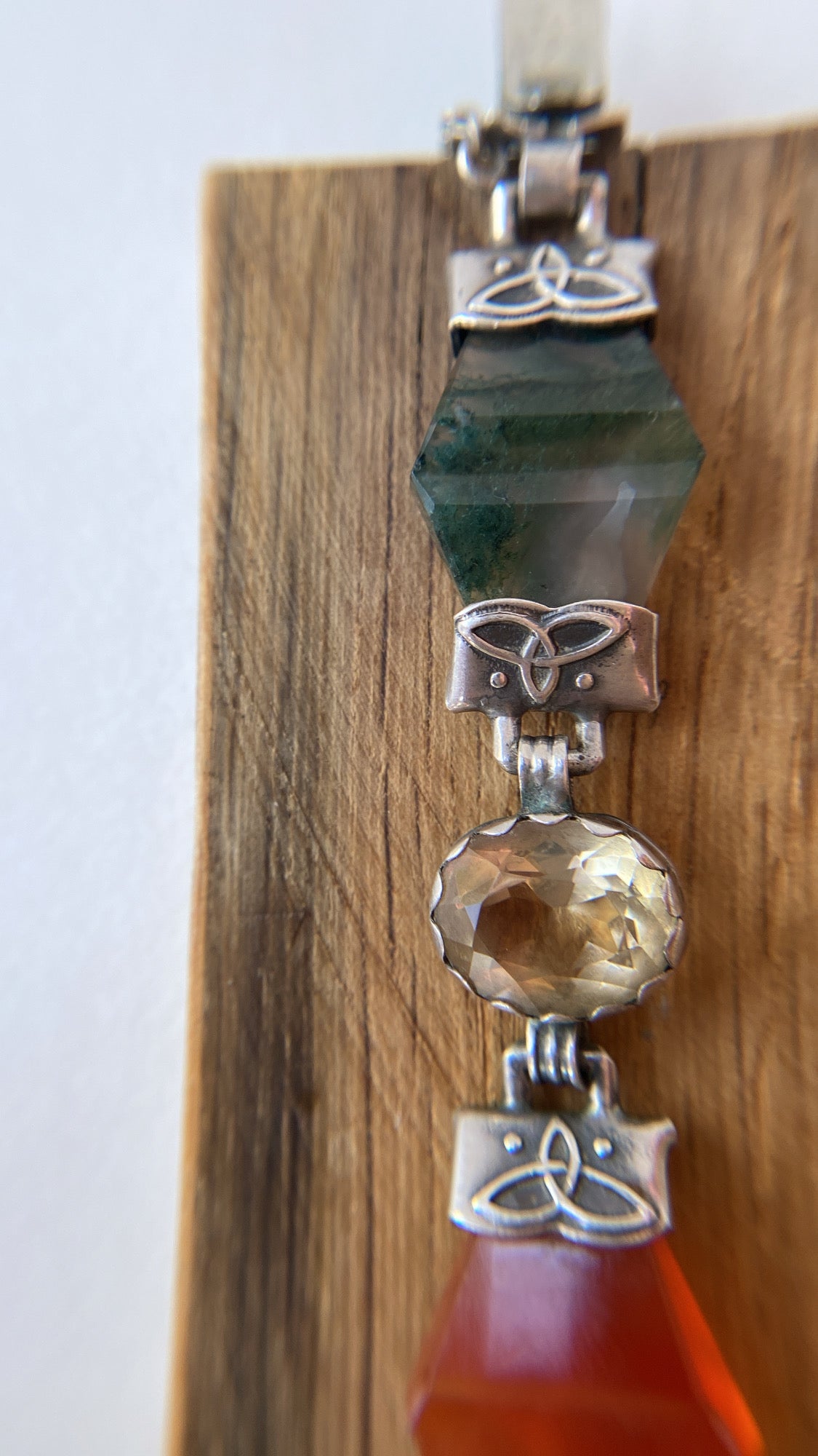 the Scottish agate and cairngorm bracelet