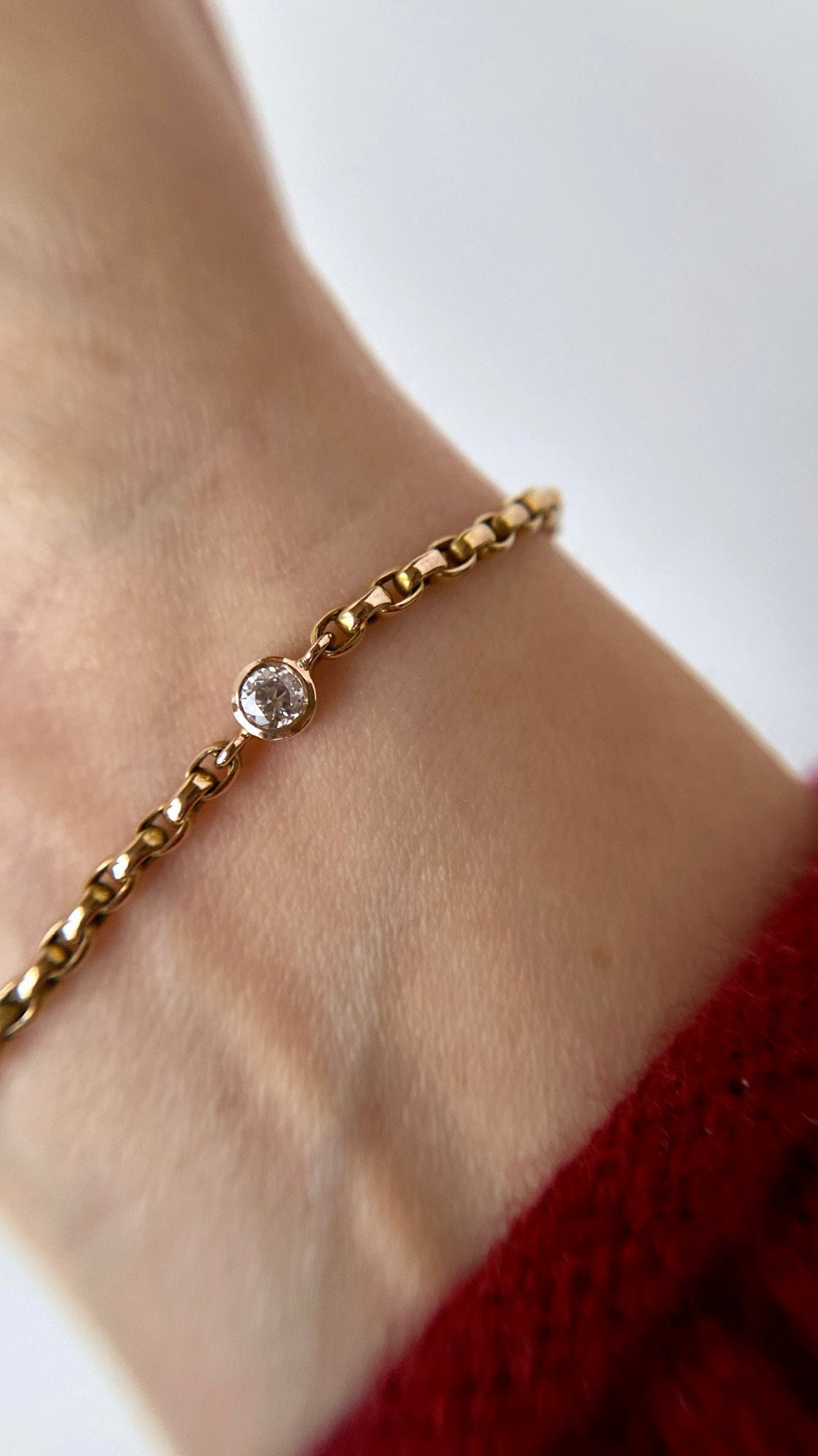 the diamond chain bracelet