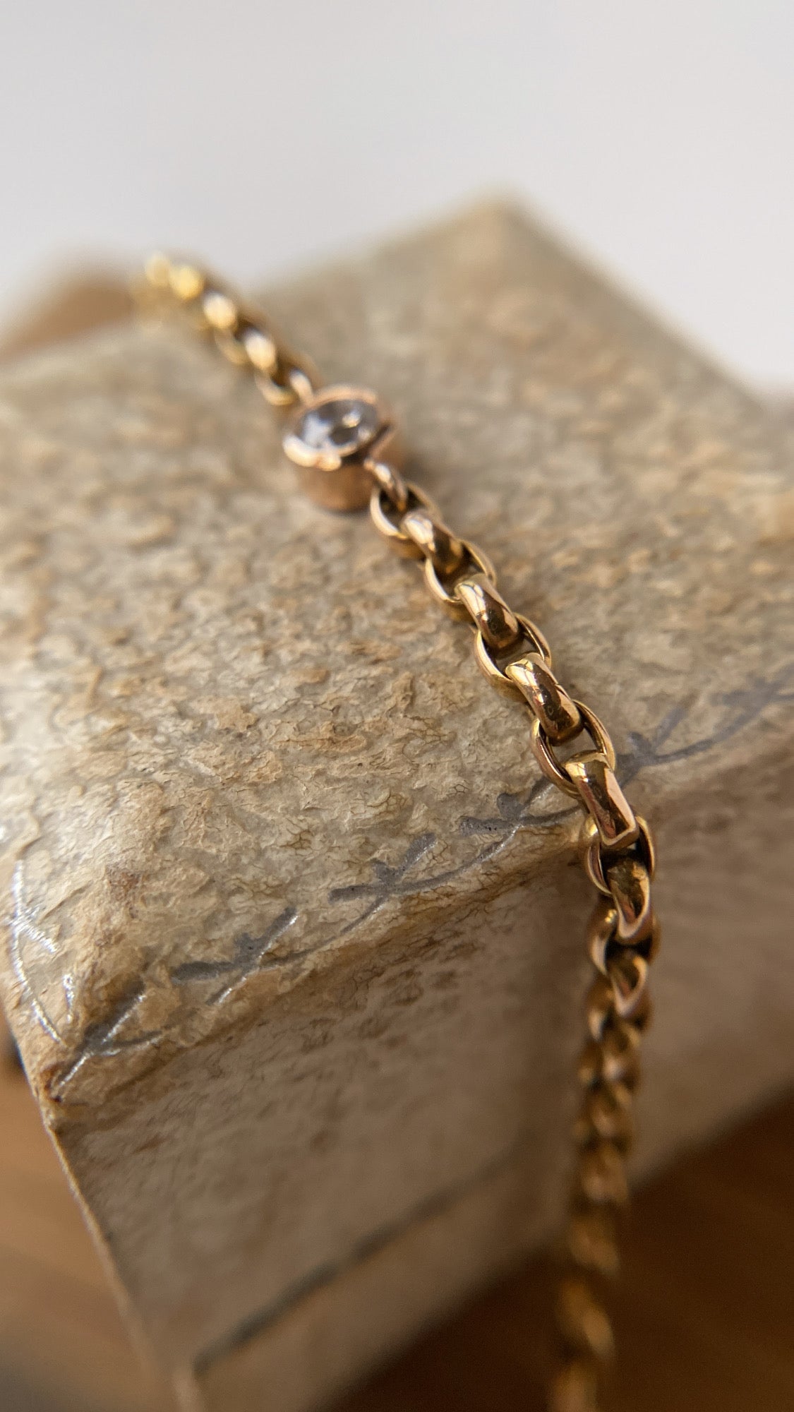the diamond chain bracelet