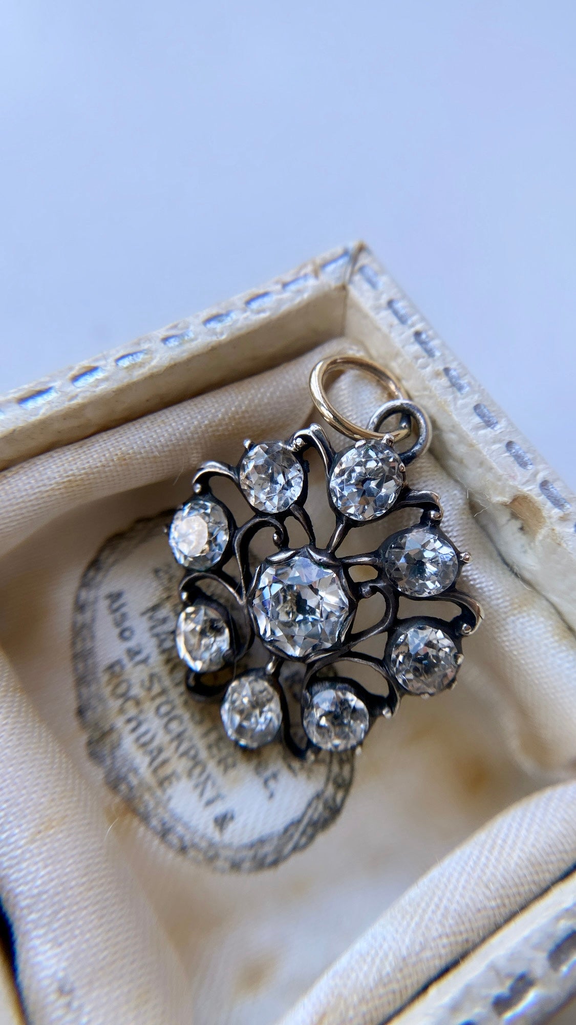 antique paste pendant