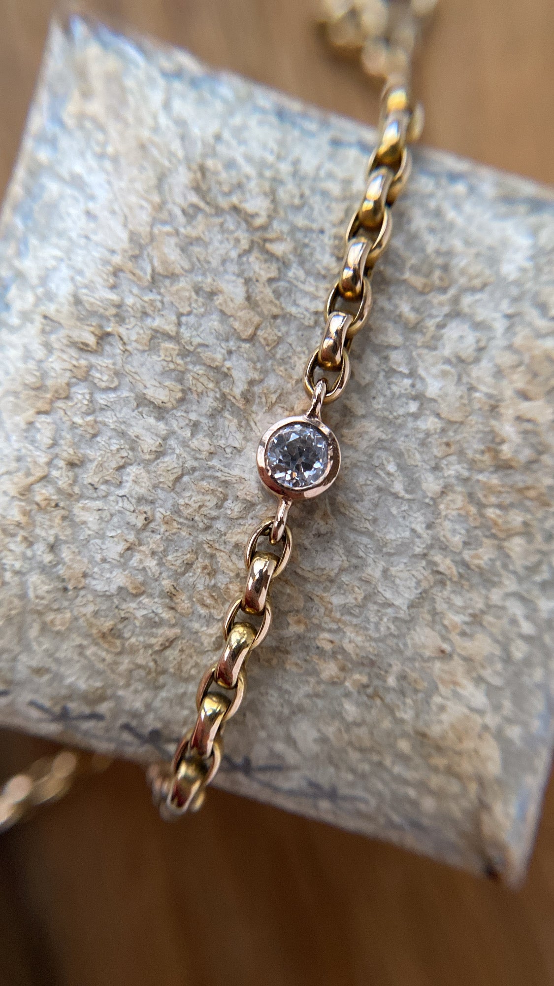the diamond chain bracelet