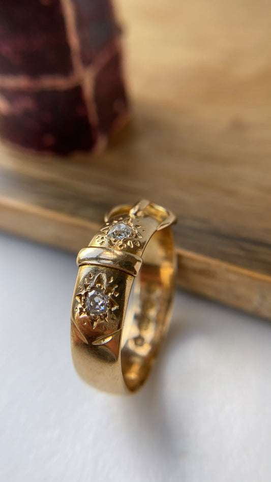 the diamond buckle ring