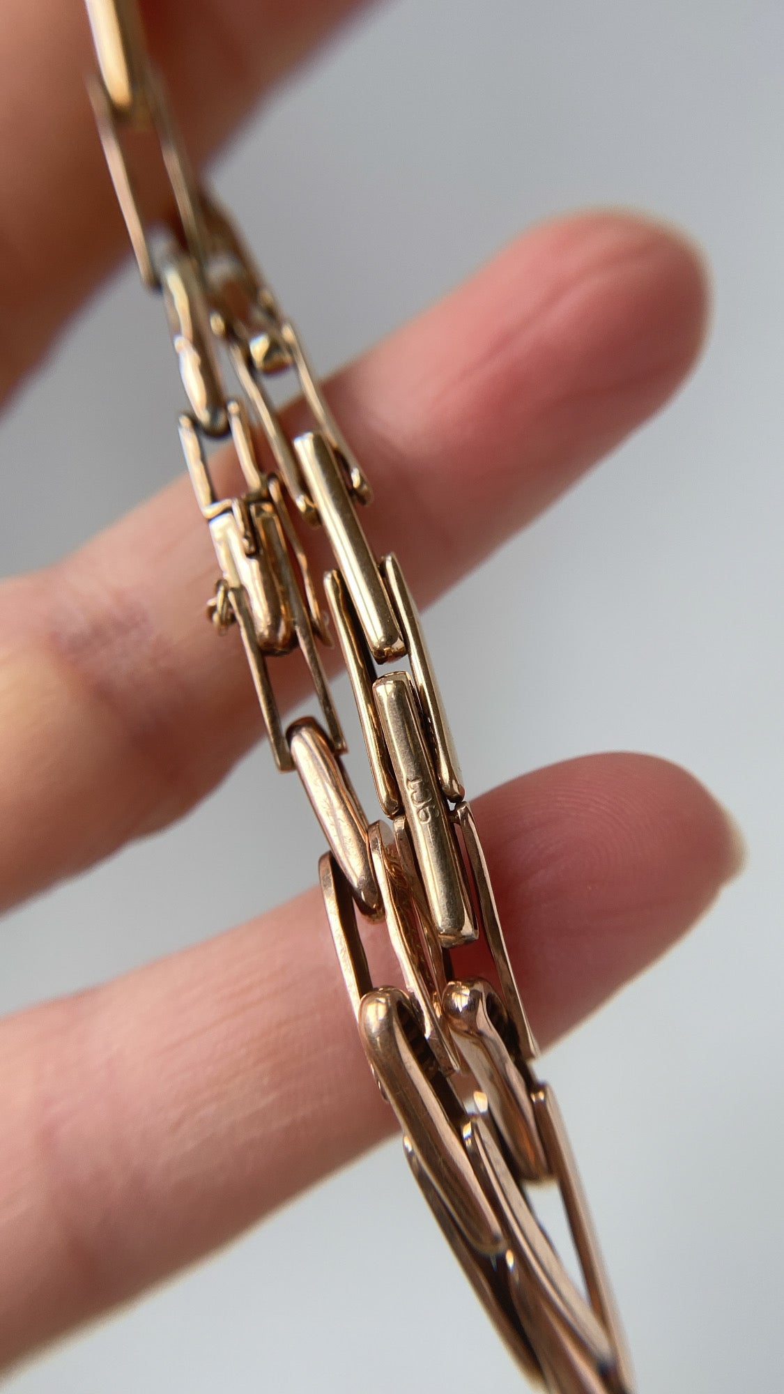 the antique bar link bracelet