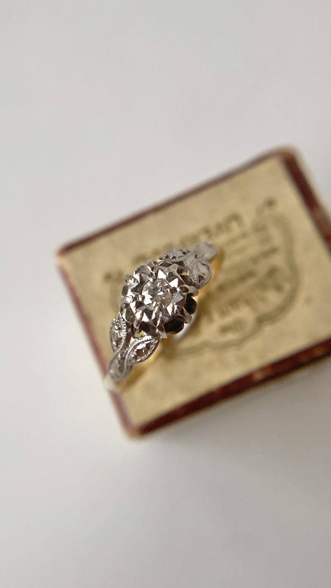 the Art Deco solitaire