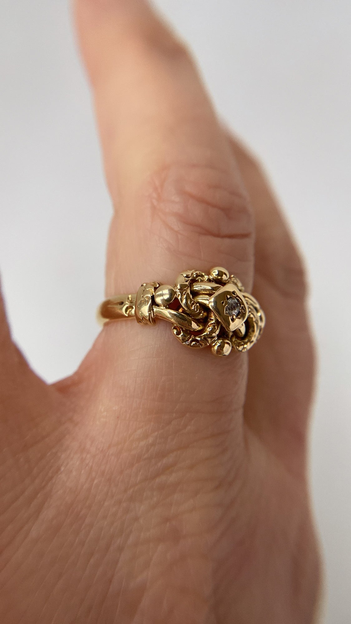 the antique knot ring