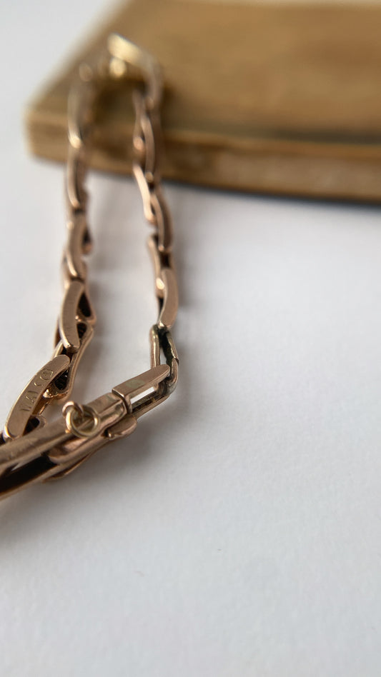 the antique bar link bracelet