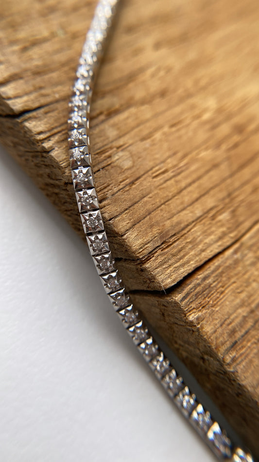 the diamond tennis bracelet