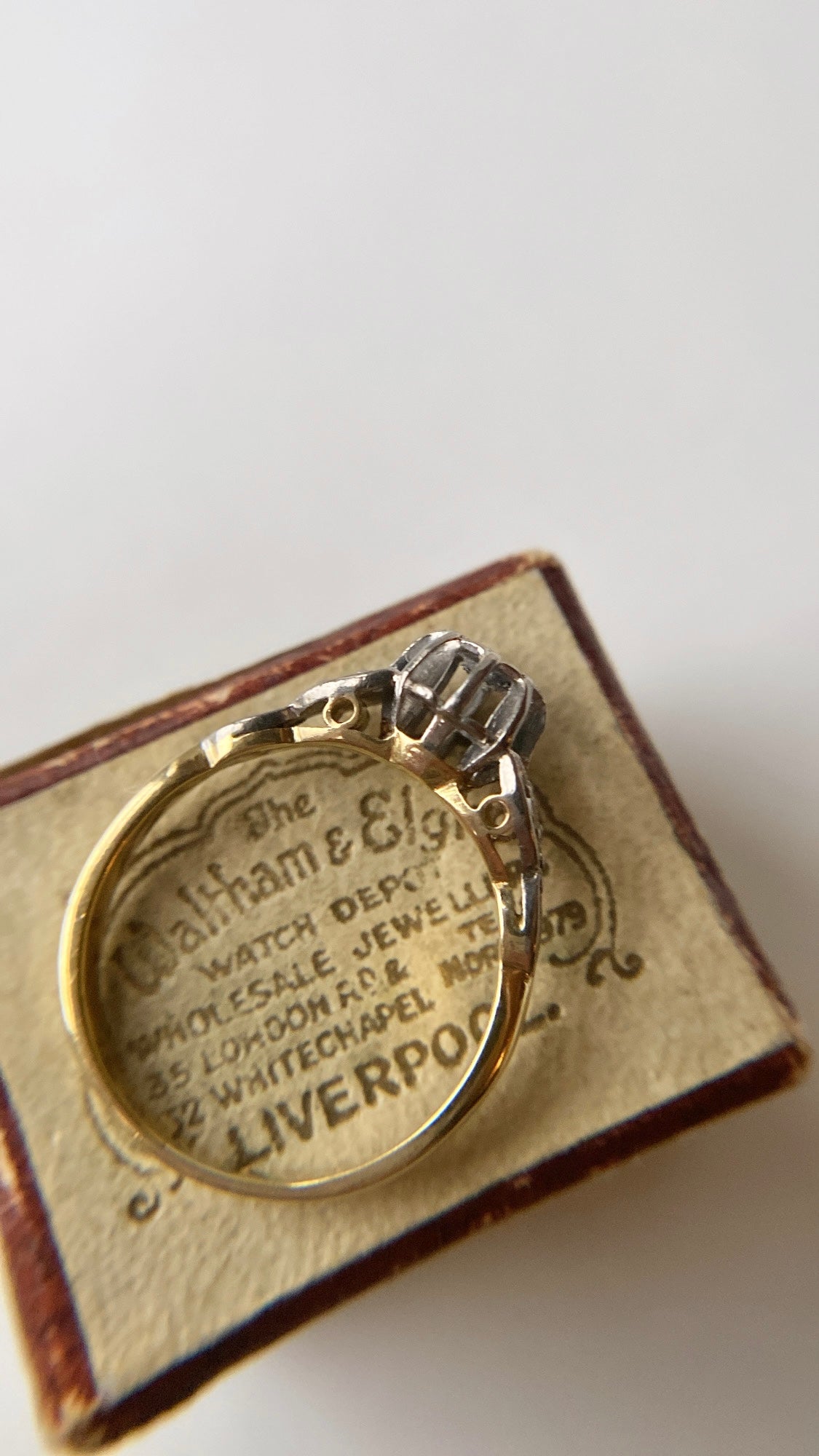 the Art Deco solitaire