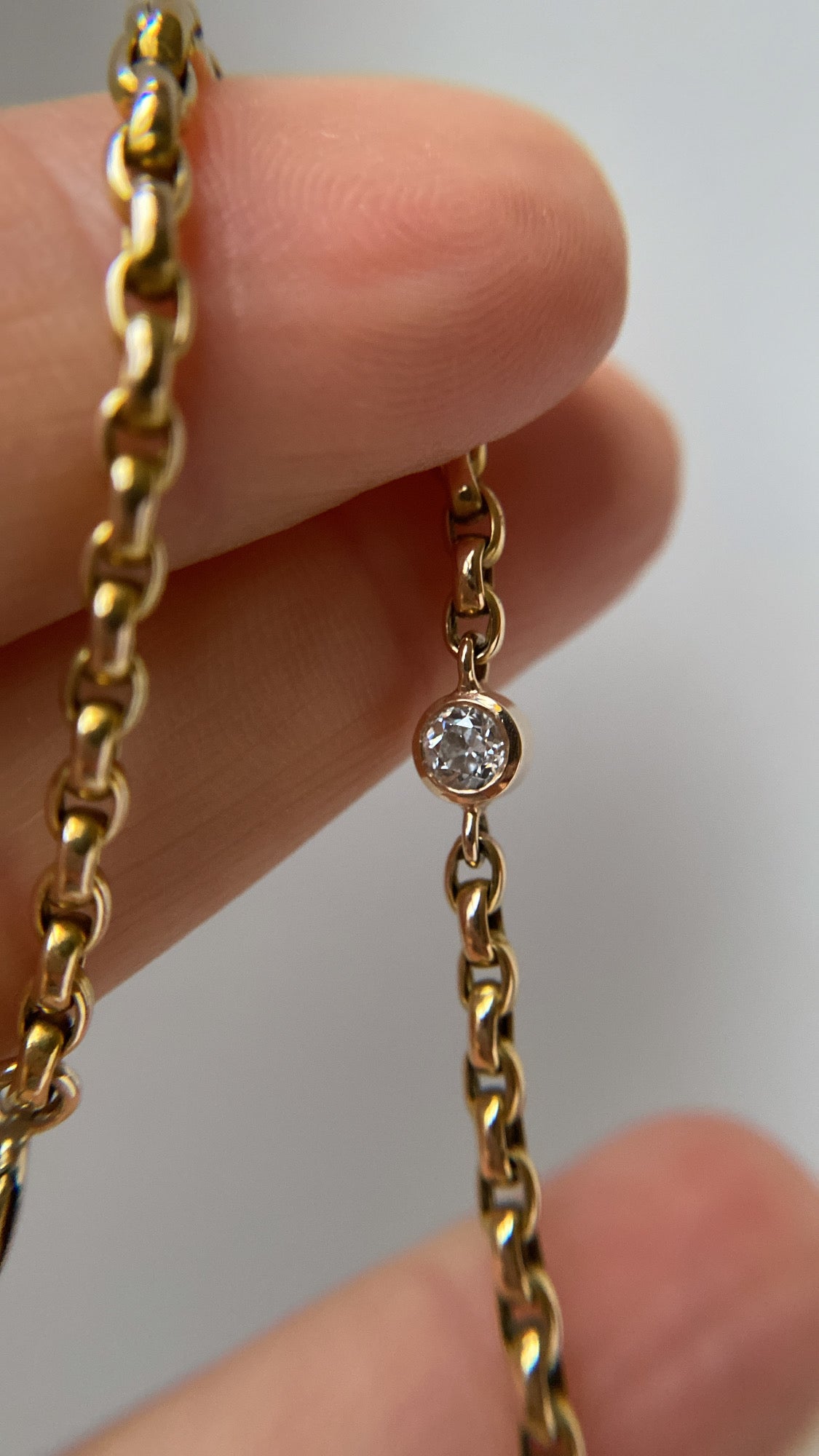the diamond chain bracelet