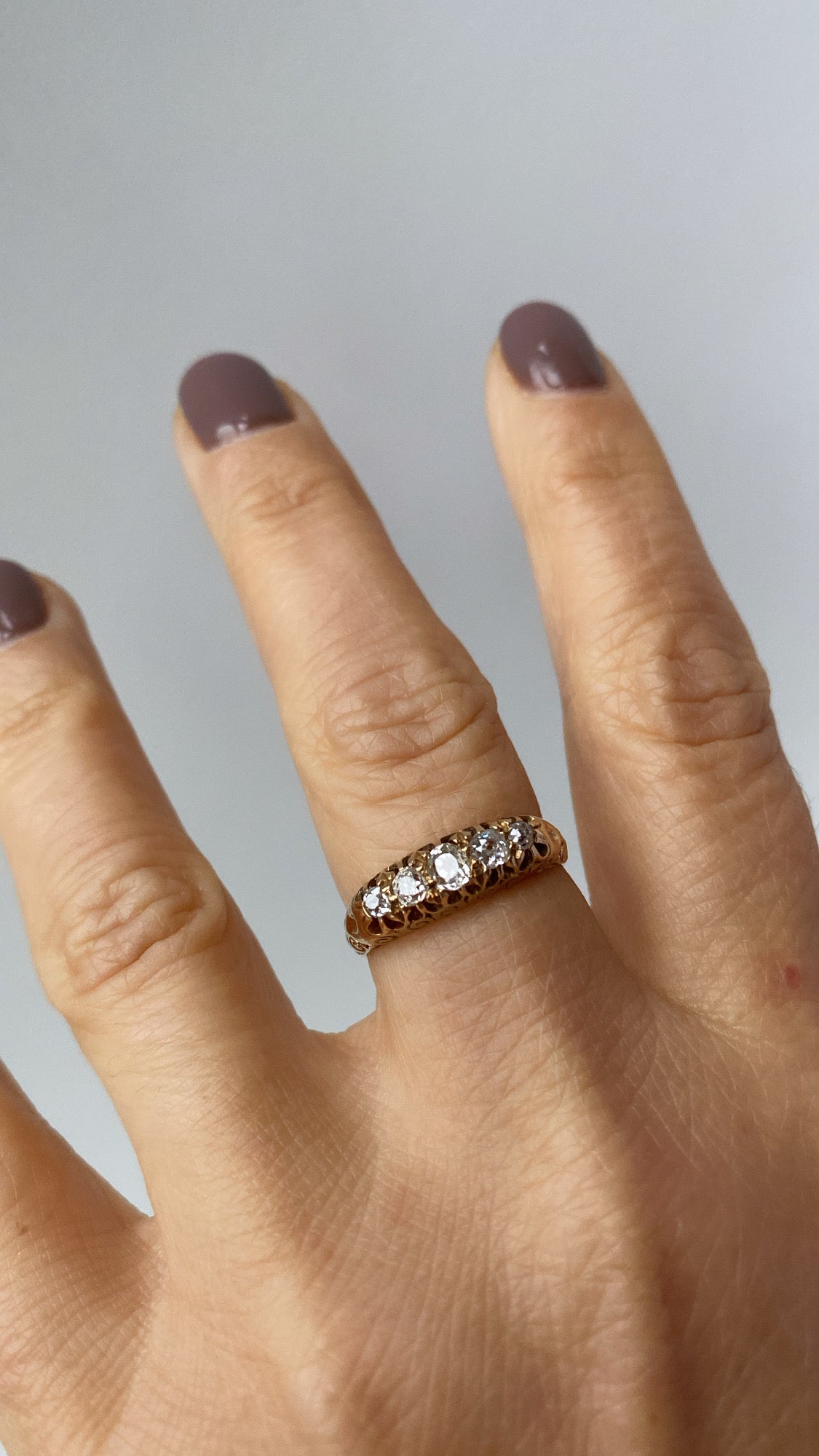 the diamond boat ring 1/8